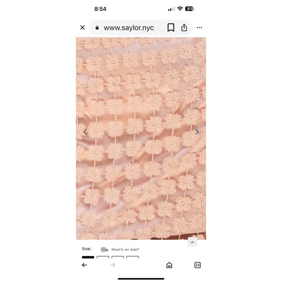 SAYLOR  ELIE Two-Piece Set Crop Top Maxi Skirt‎ Blush Pink Size L NWT - Picture 4 of 11